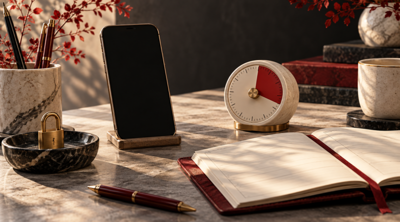 Editorial illustration: choosing a focus app.