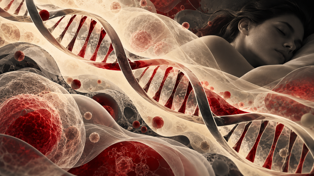 Editorial illustration for biology science topics.