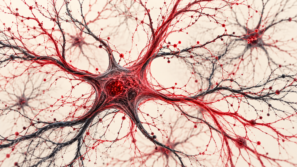 Editorial illustration for brain science topics.