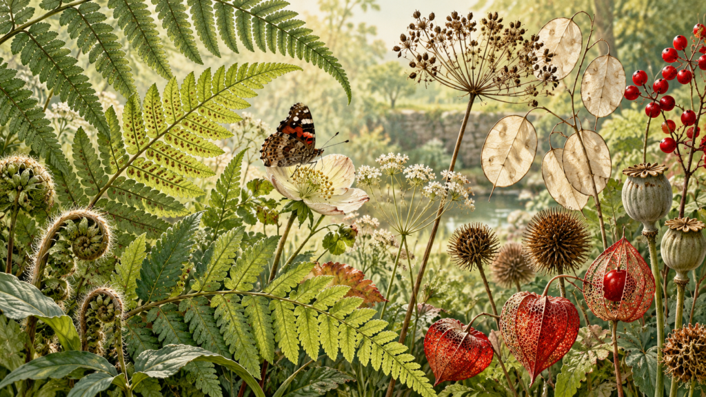 Editorial illustration for nature science topics.